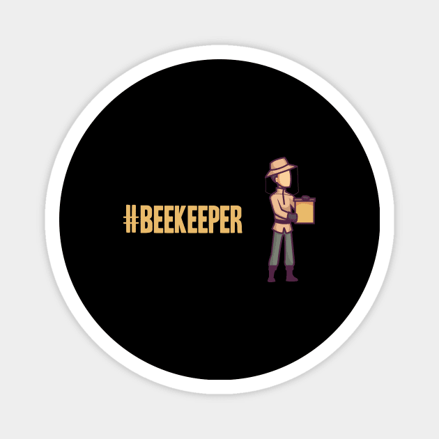 Beekeeper Beekeeping Gift Magnet by skaterly